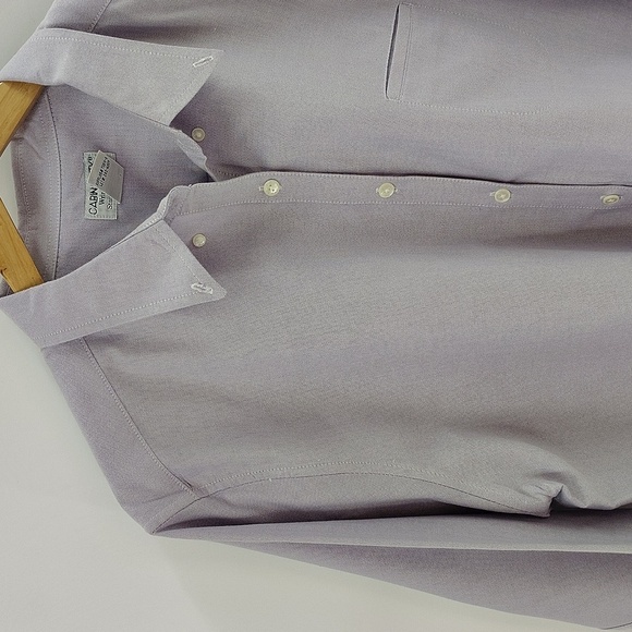 Cabin Creek Button Up Shirt Purple Size 18T Wrinkle Free Stain Repellant - Picture 2 of 9